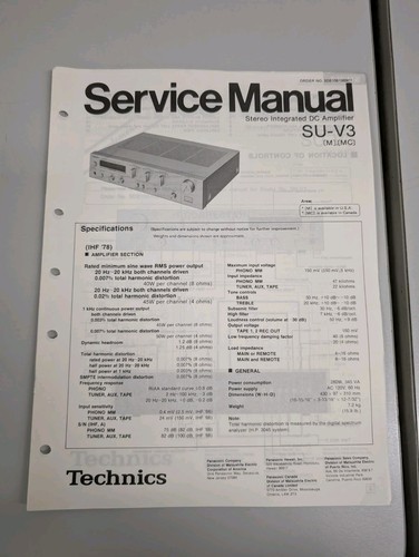 Technics amplificatore - technics, su-v3